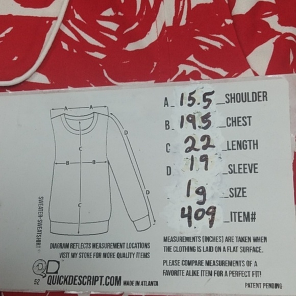 Anne Carson size Large red and white floral Blazer/jacket - Picture 6 of 8